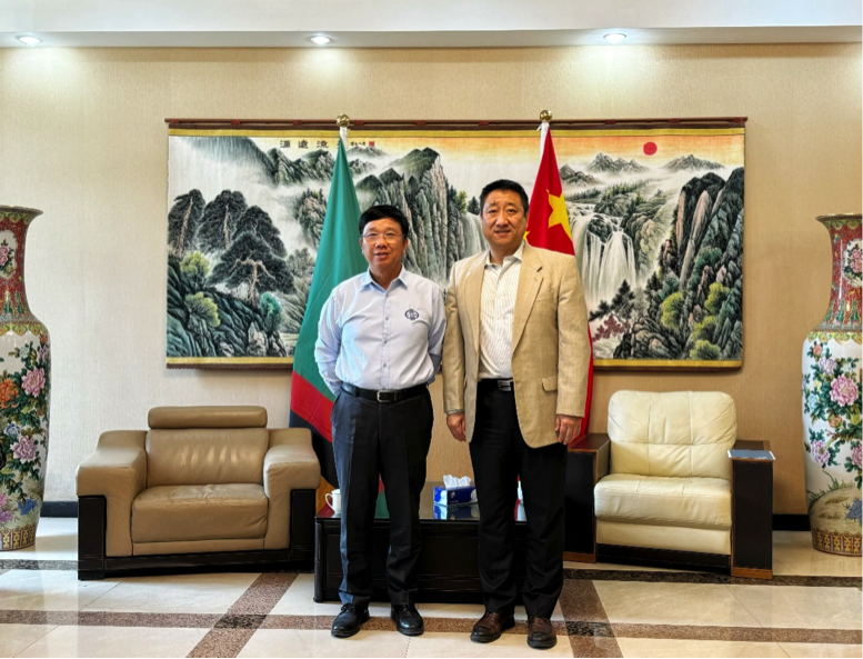 k8凯发董事长王平卫拜会中国驻赞比亚大使韩镜