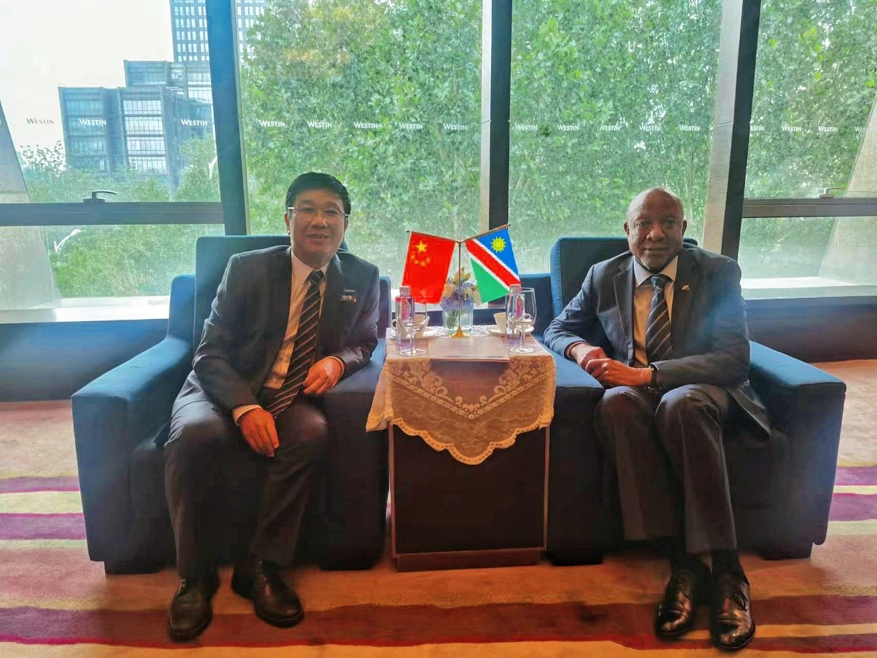 中非合作论坛期间k8凯发 董事长王平卫拜会三国总统